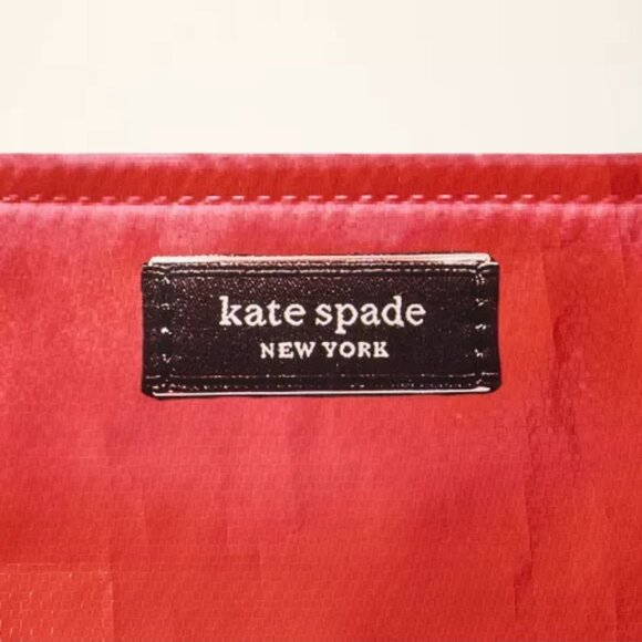 New Kate Spade Large Tote Shopping Bag Red White x Target - Picture 4 of 4
